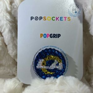 LA Rams inspired rhinestone popsocket